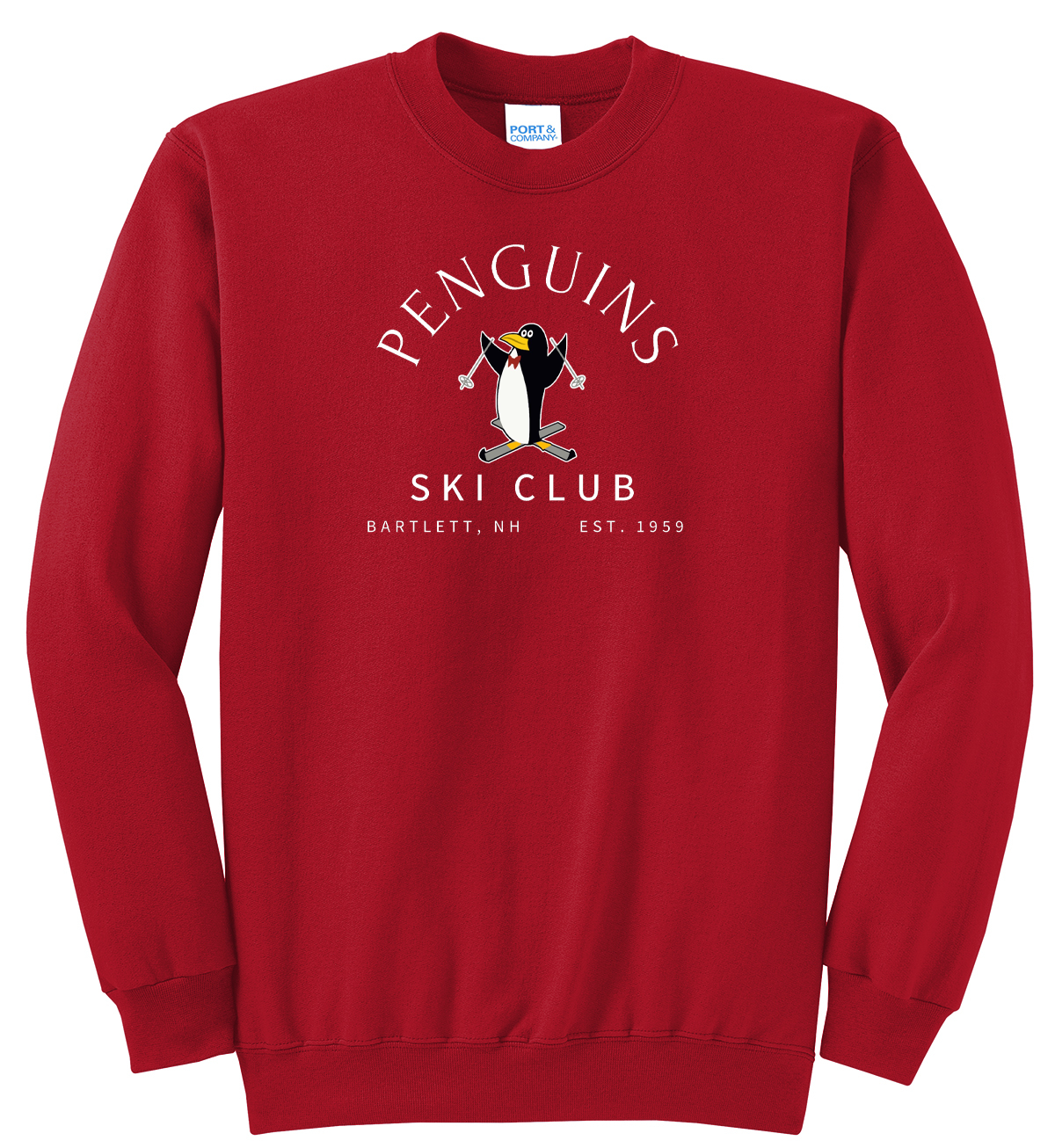 Penguins Ski Club Fleece Sweatshirt