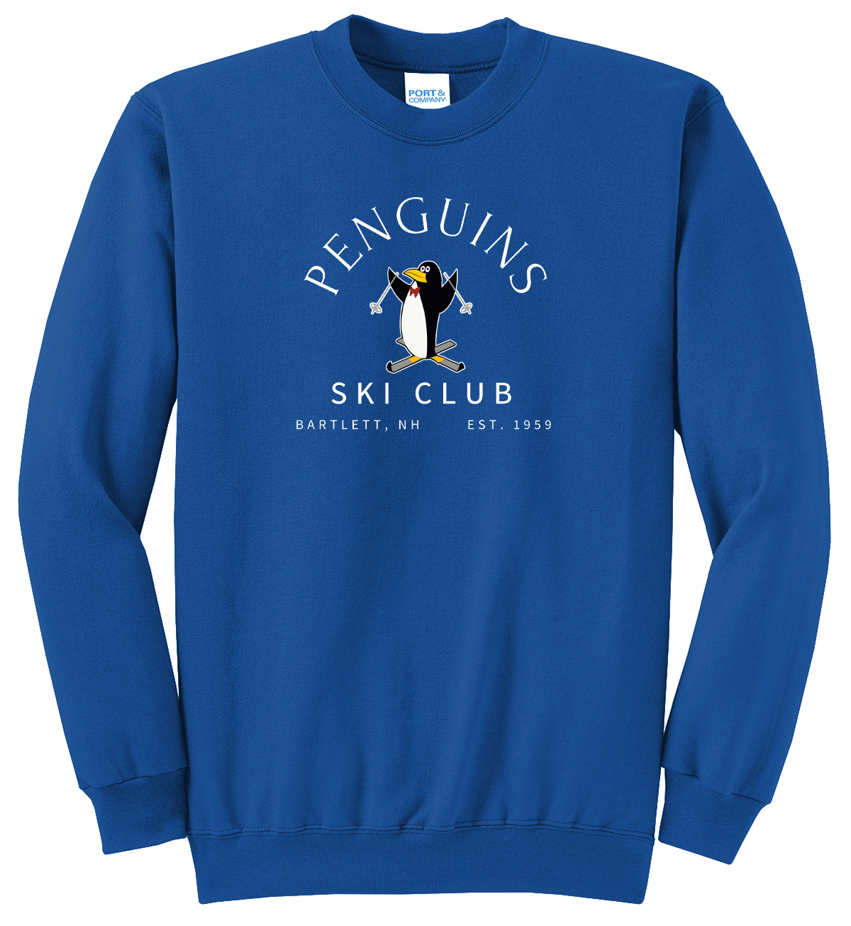 Penguins Ski Club Fleece Sweatshirt
