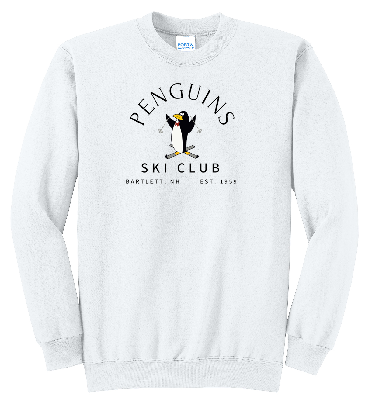 Penguins Ski Club Fleece Sweatshirt