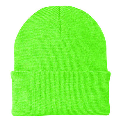 Soft Knit Cap Custom Embroidered Beanie Toboggan Multiple Colors