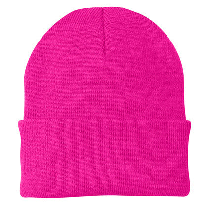 Soft Knit Cap Custom Embroidered Beanie Toboggan Multiple Colors