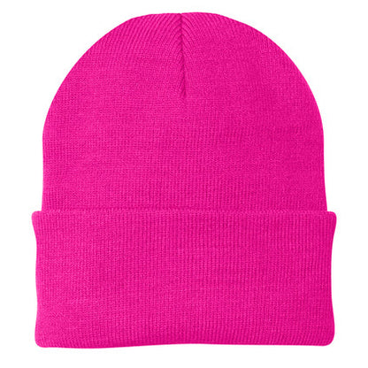 Soft Knit Cap Custom Embroidered Beanie Toboggan Multiple Colors