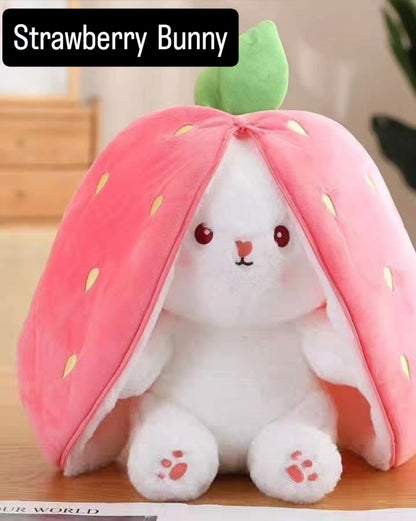 Peek-A-Bunny Custom Embroidered Stuffed Bunny