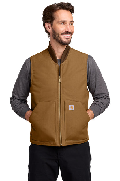 Carhartt Duck Vest Brown Size XL