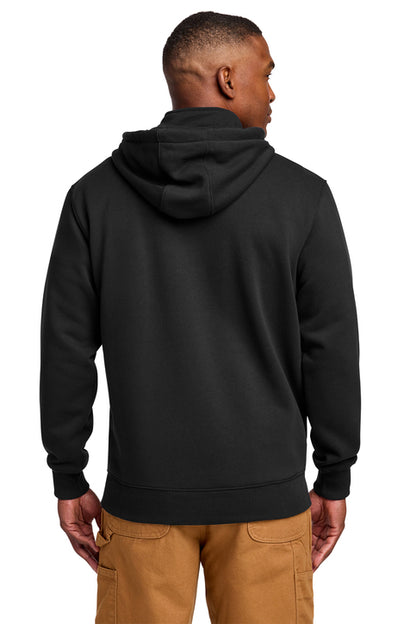 Carhartt Rain Defender Paxton Heavyweight Hooded Zip Mock Sweatshirt XL Black