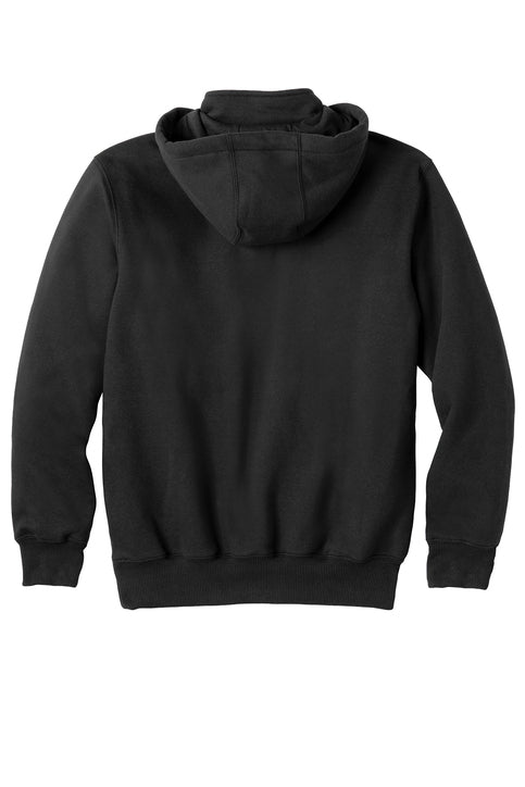 Carhartt Rain Defender Paxton Heavyweight Hooded Zip Mock Sweatshirt XL Black