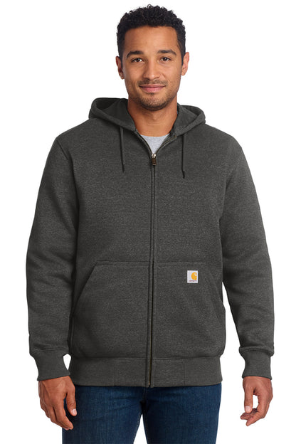 Carhartt® Rain Defender® Paxton Heavyweight Hooded Zip-Front Sweatshirt Sz L