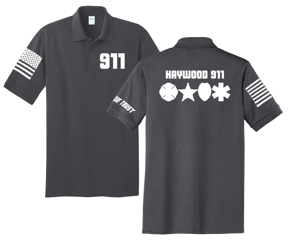 911 Public Safety Dispatcher Telecommunicator Unisex Uniform Polo Shirts - Pooky Noodles
