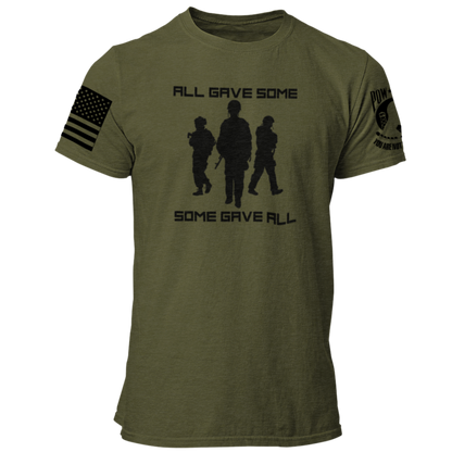 All Gave Some, Some Gave All Military Veterans Unisex T Shirt - Pooky Noodles