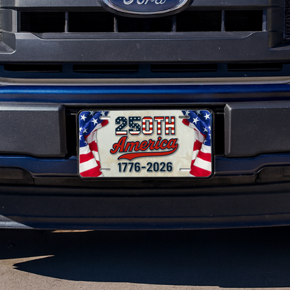 America 250th Anniversary License Plate