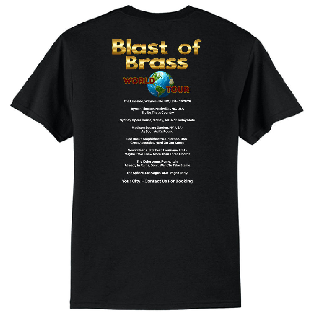 Blast of Brass World Tour 2026 T Shirts