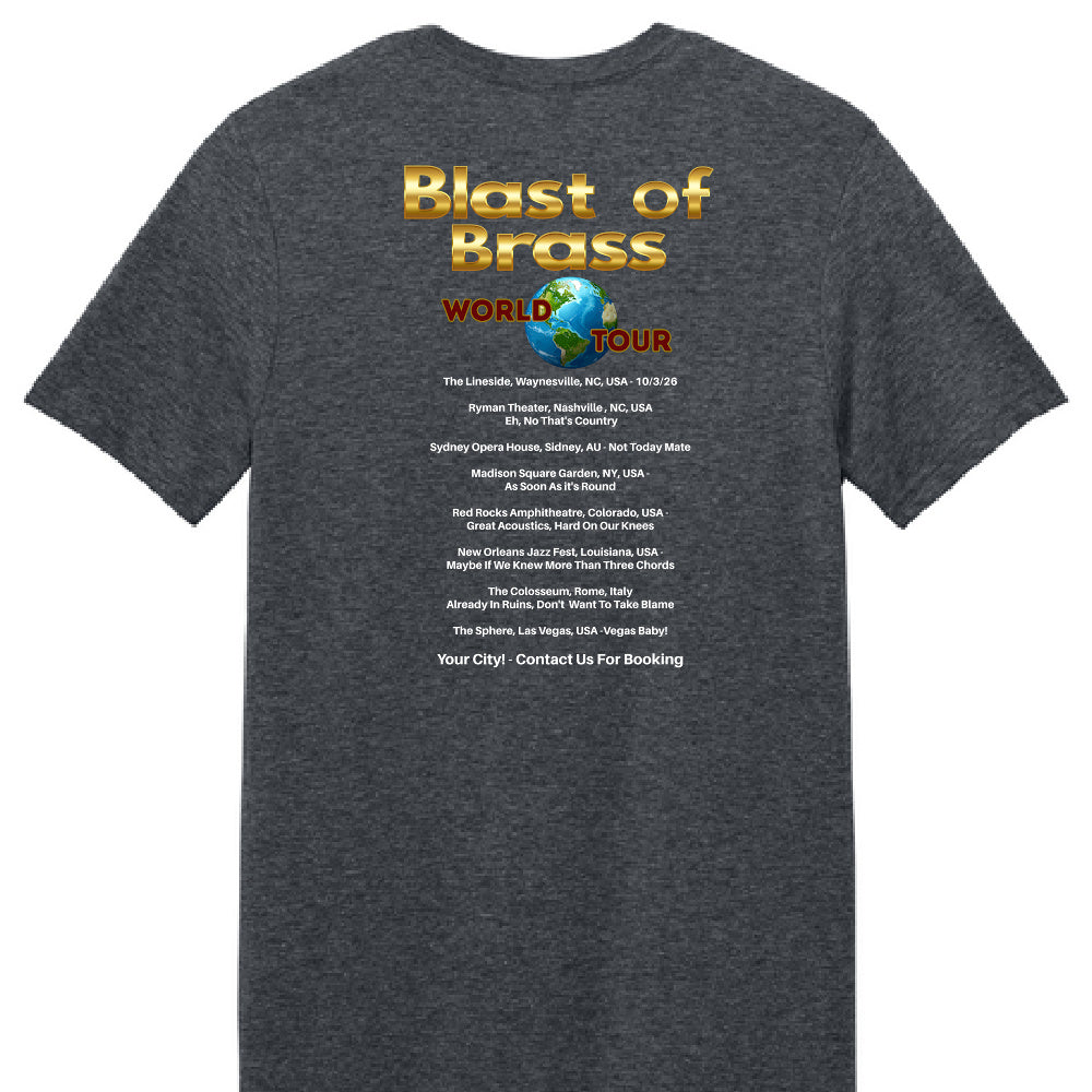 Blast of Brass World Tour 2026 T Shirts