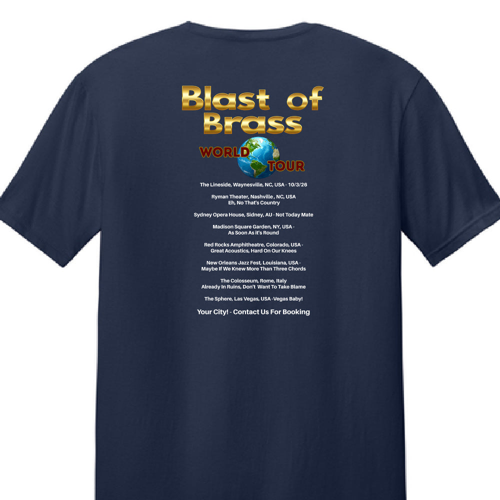 Blast of Brass World Tour 2026 T Shirts