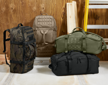 Tactical Barrel Duffel Range Duty Bag Back Pack with Custom Embroidery