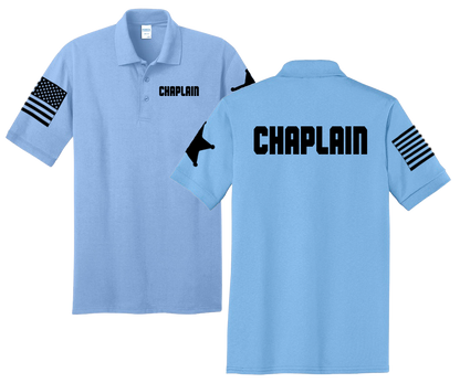 First Responder Chaplain Unisex Uniform Polo Shirts for Fire Dept, EMS, and Law Enforcement - Pooky Noodles