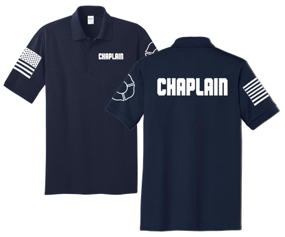 First Responder Chaplain Unisex Uniform Polo Shirts for Fire Dept, EMS, and Law Enforcement - Pooky Noodles