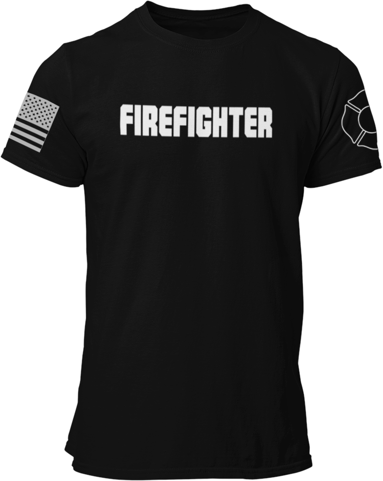 Firefighter Tactical Style T Shirt - Pooky Noodles