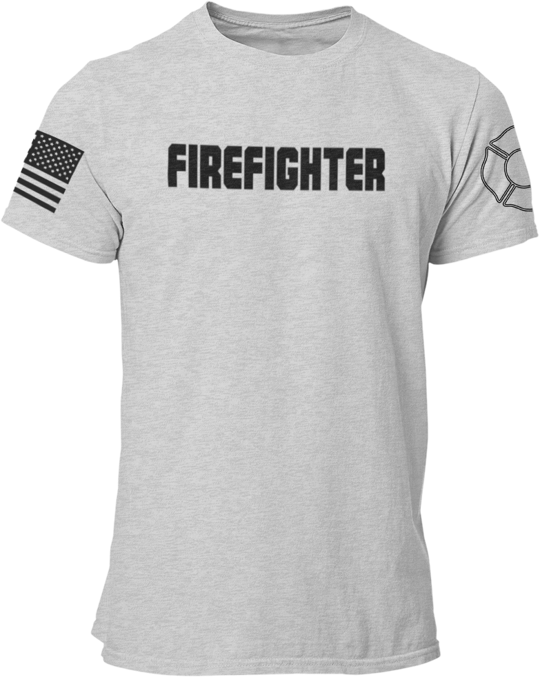 Firefighter Tactical Style T Shirt - Pooky Noodles