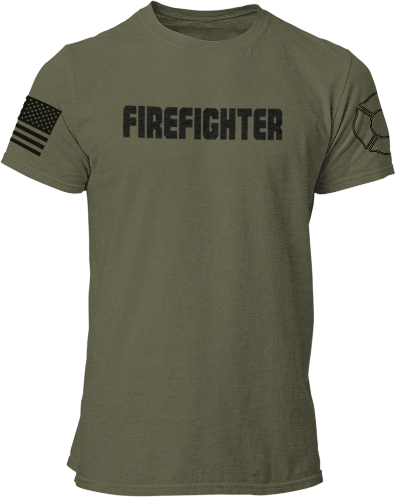 Firefighter Tactical Style T Shirt - Pooky Noodles