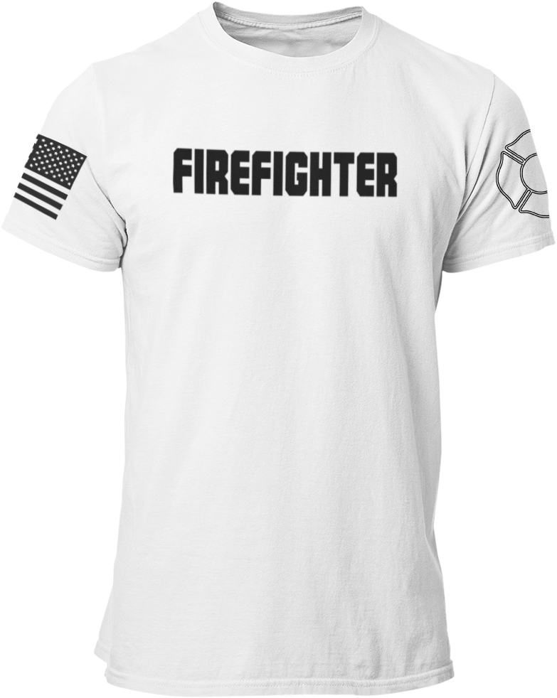 Firefighter Tactical Style T Shirt - Pooky Noodles