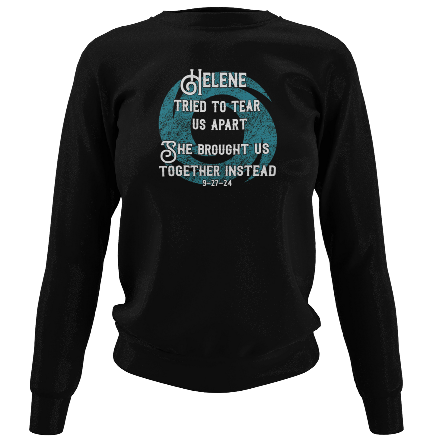 Helene Benefit Fundraiser Unisex Crew Neck or Hoodie Sweatshirts