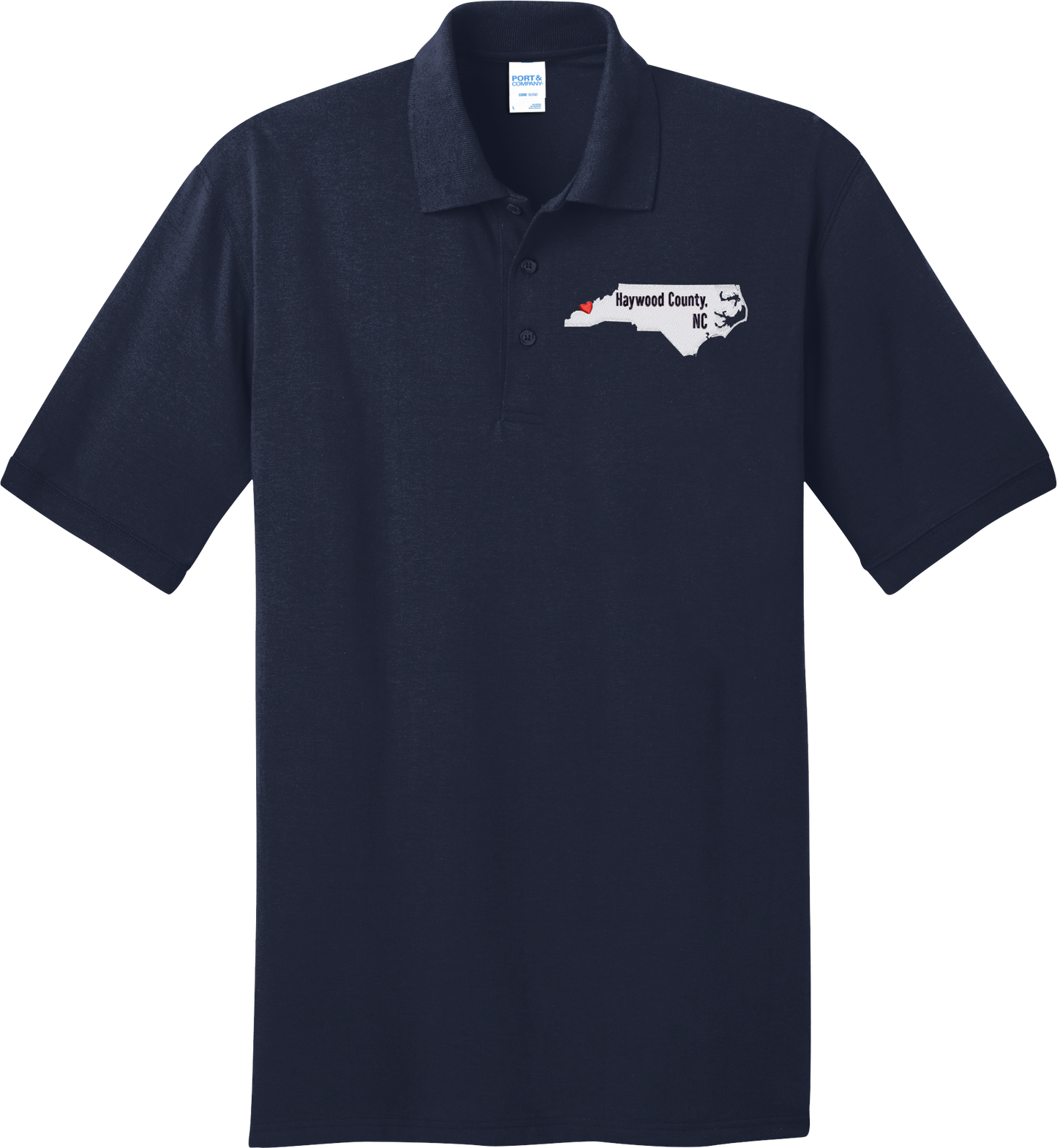 Haywood County Employees Polo Shirts with Embroidered Logo