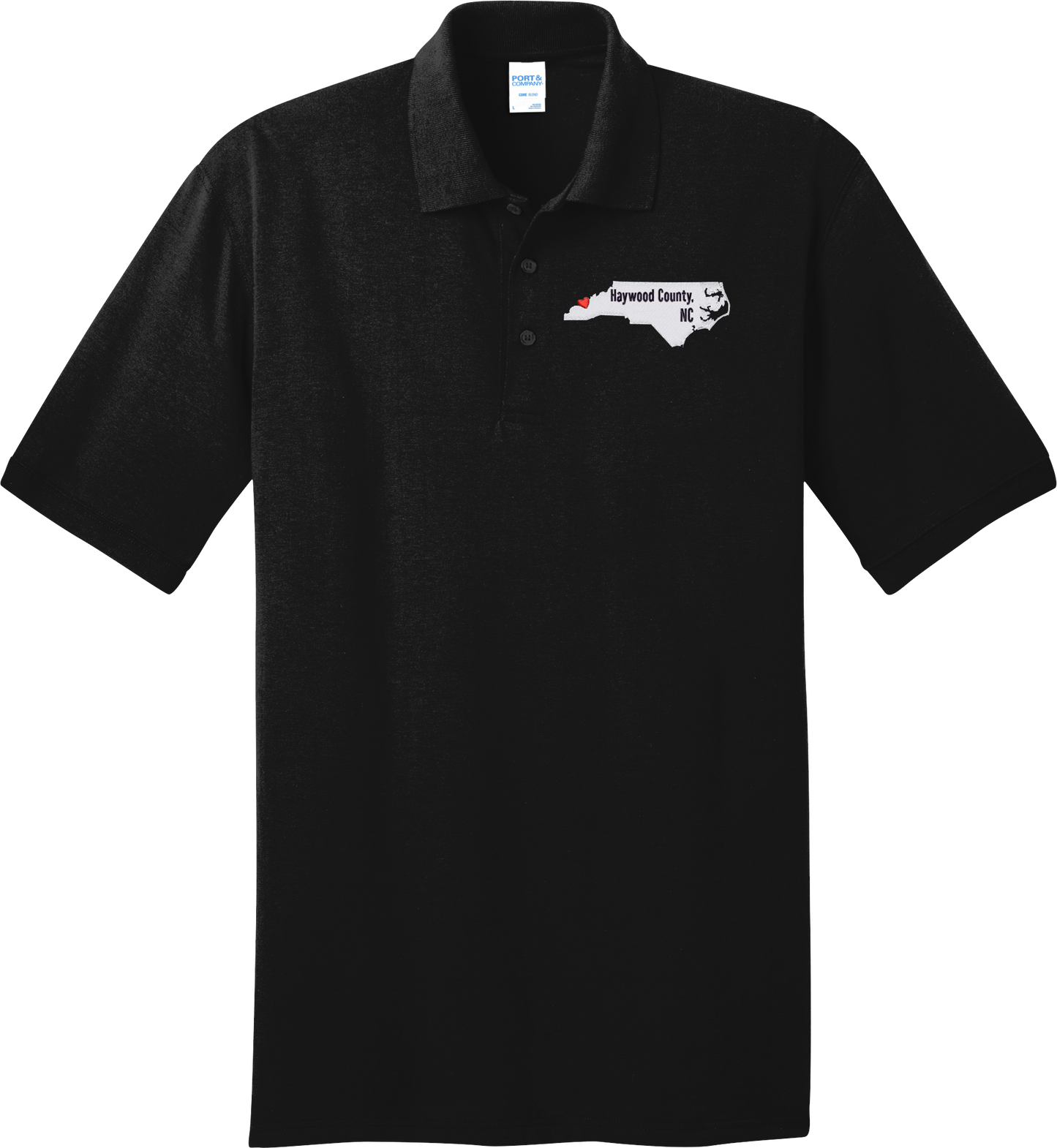 Haywood County Employees Polo Shirts with Embroidered Logo