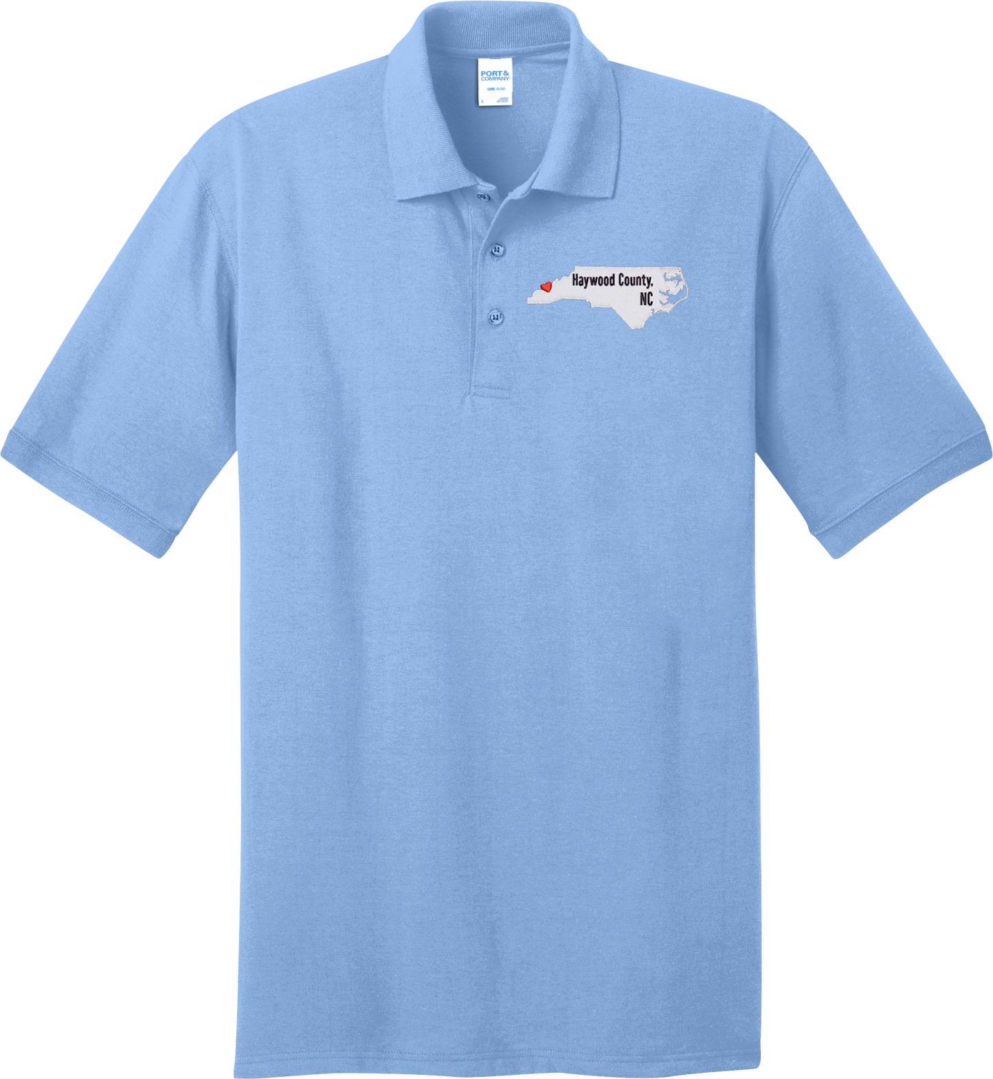 Haywood County Employees Polo Shirts with Embroidered Logo