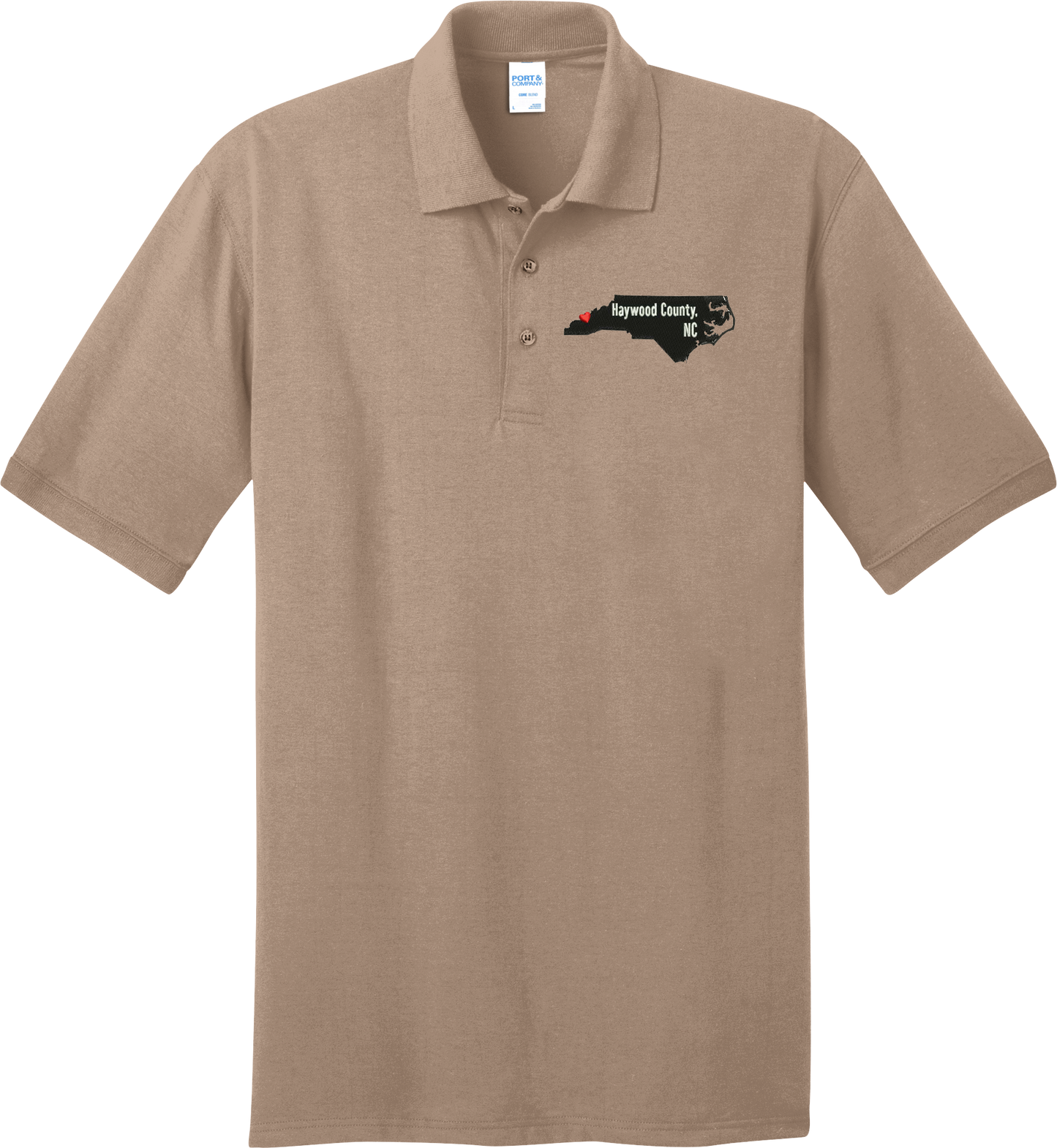 Haywood County Employees Polo Shirts with Embroidered Logo