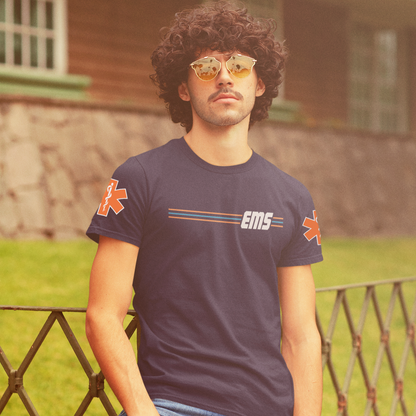 Retro 70's Vibe EMS Unisex T Shirt - Cold Dinner Club