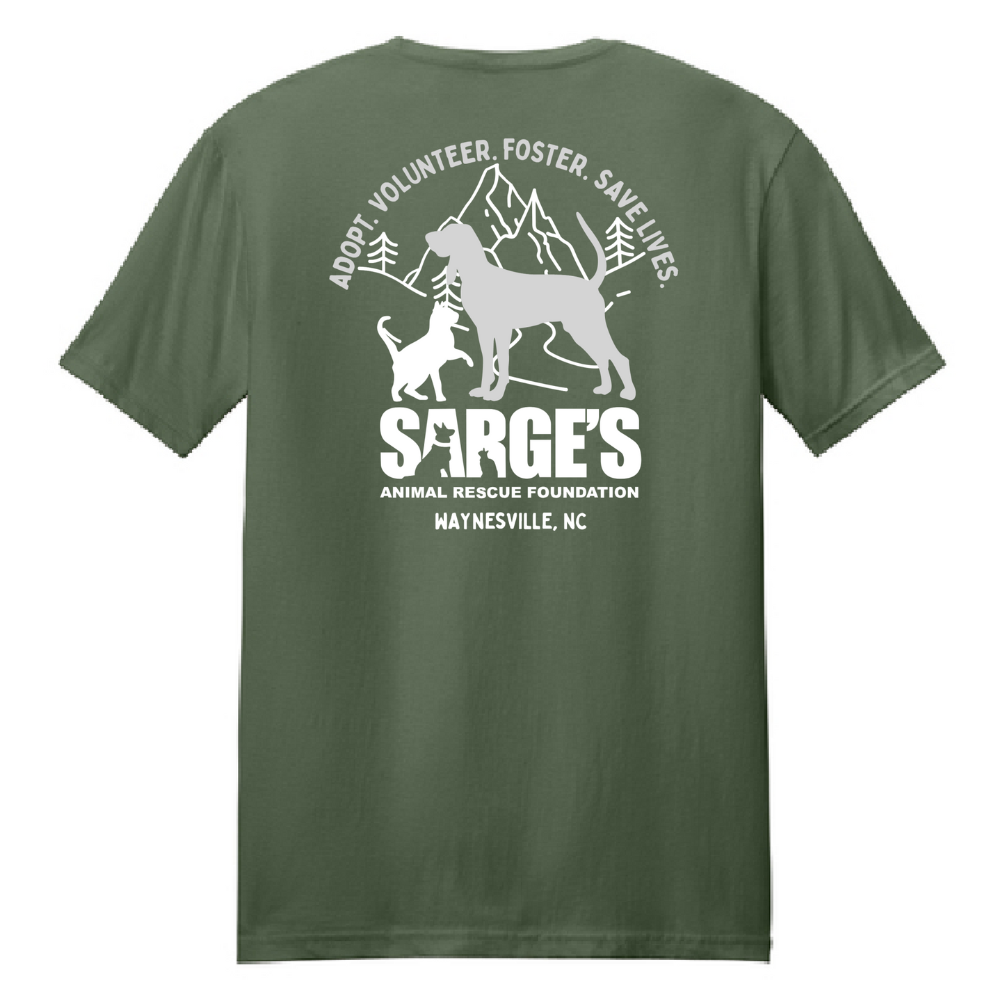 Sarge's Animal Rescue Foundation, Inc. Silhouette T Shirts
