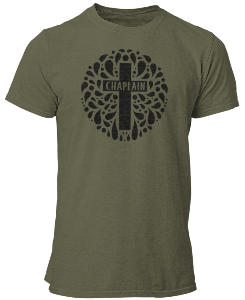 Retro Look Chaplain Unisex T Shirt for Pastors, Ministers & Priests serving as Chaplains - Cold Dinner Club