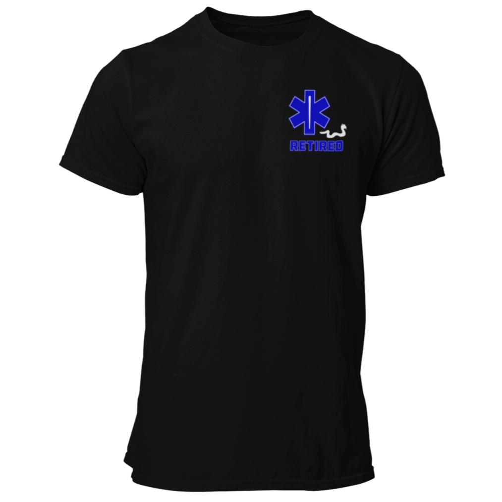 Retired EMS, Paramedic, EMT, Nurse, Doctor, Emergency Medicine T Shirt