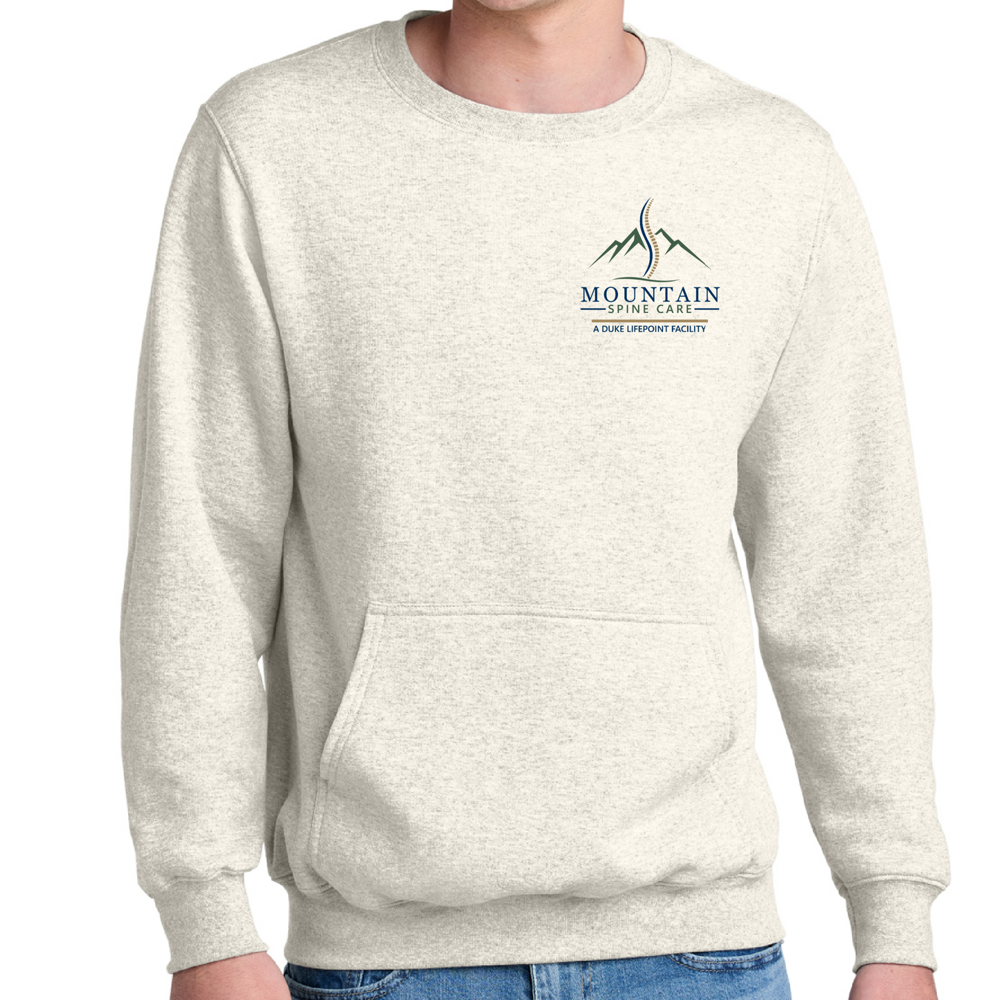 Mountain Spine Sweatshirt With Pocket