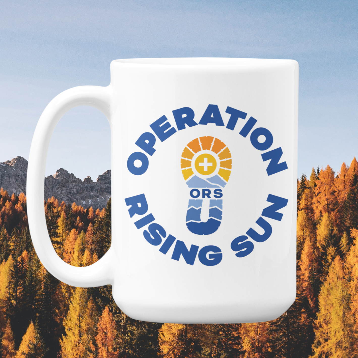 Operation Rising Sun Coffee Cup ORS 15 Ounce Mug