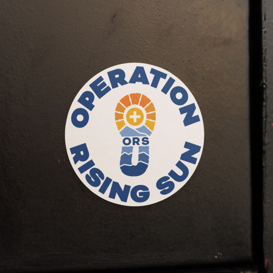 Operation Rising Sun 3" Round ORS Sticker