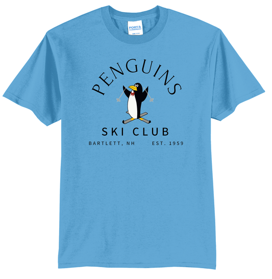 Penguins Ski Club Unisex Short Sleeve T Shirt