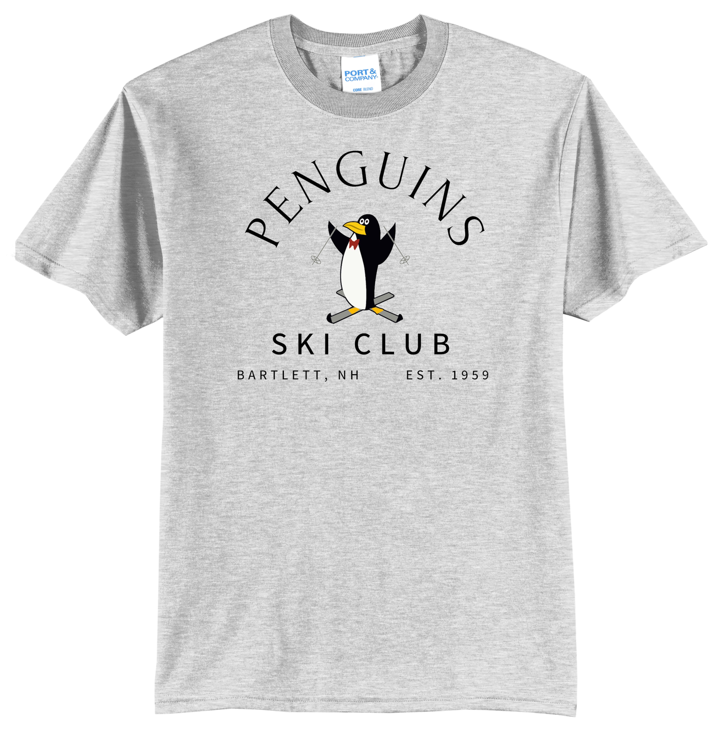 Penguins Ski Club Unisex Short Sleeve T Shirt