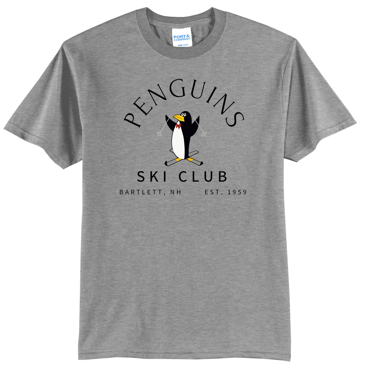 Penguins Ski Club Unisex Short Sleeve T Shirt