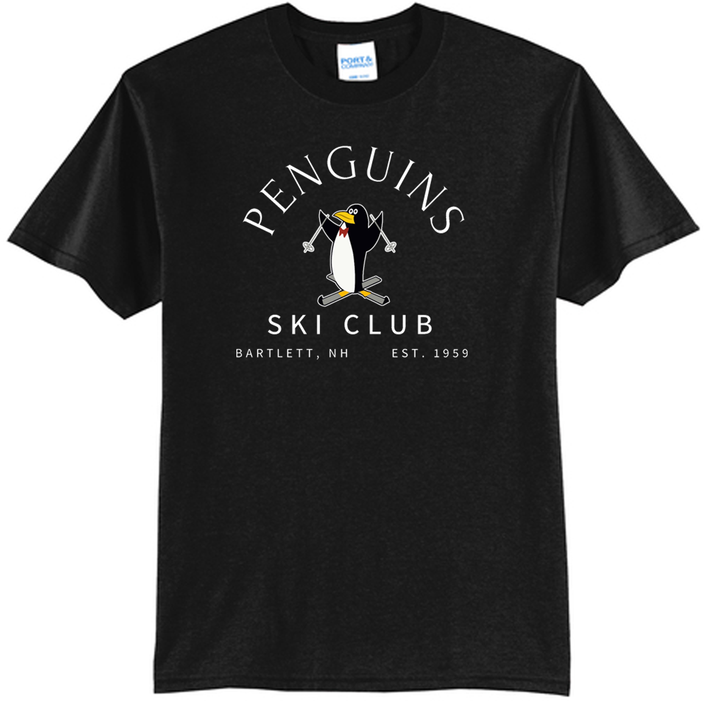 Penguins Ski Club Unisex Short Sleeve T Shirt