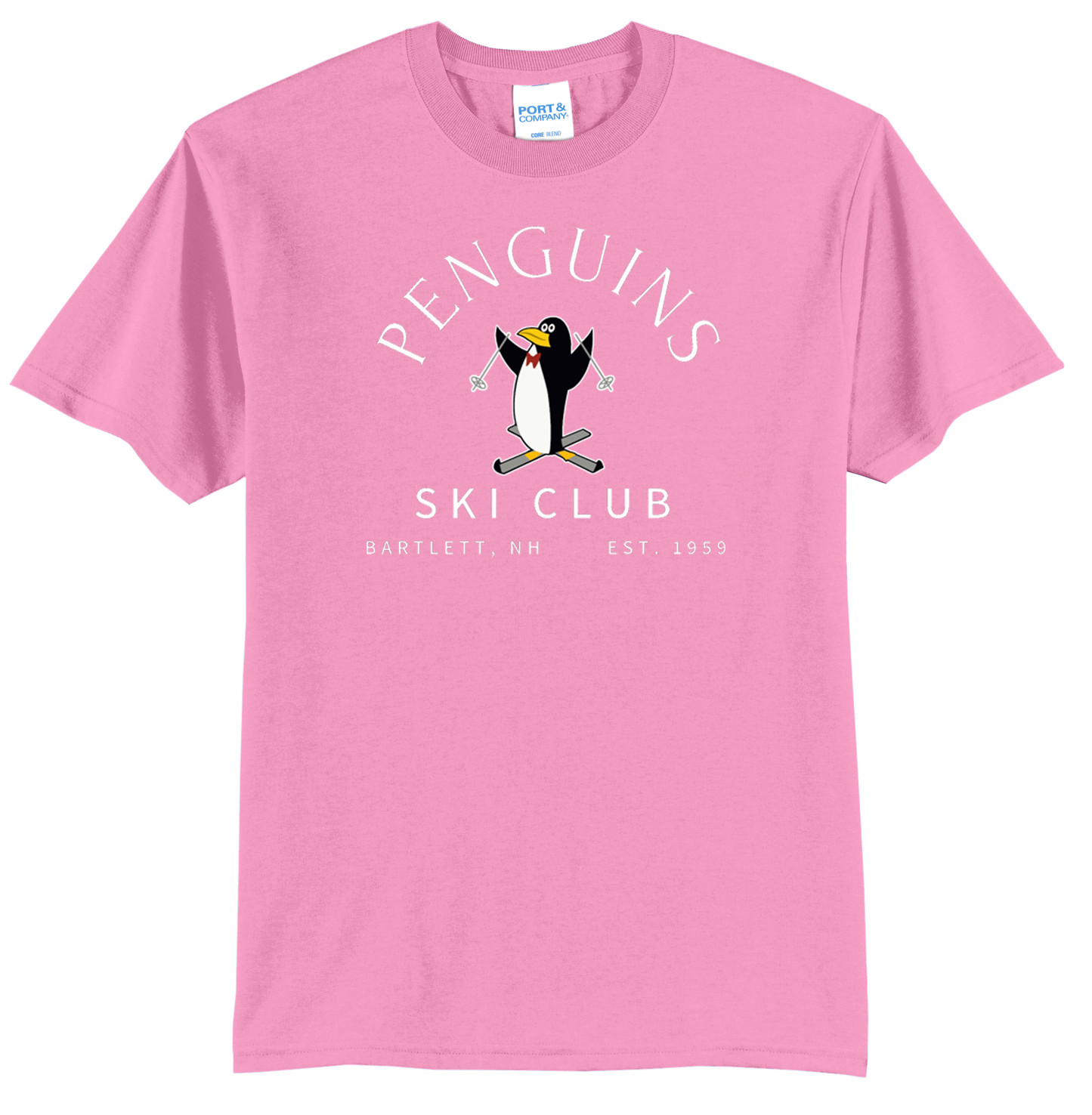 Penguins Ski Club Unisex Short Sleeve T Shirt