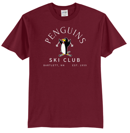 Penguins Ski Club Unisex Short Sleeve T Shirt