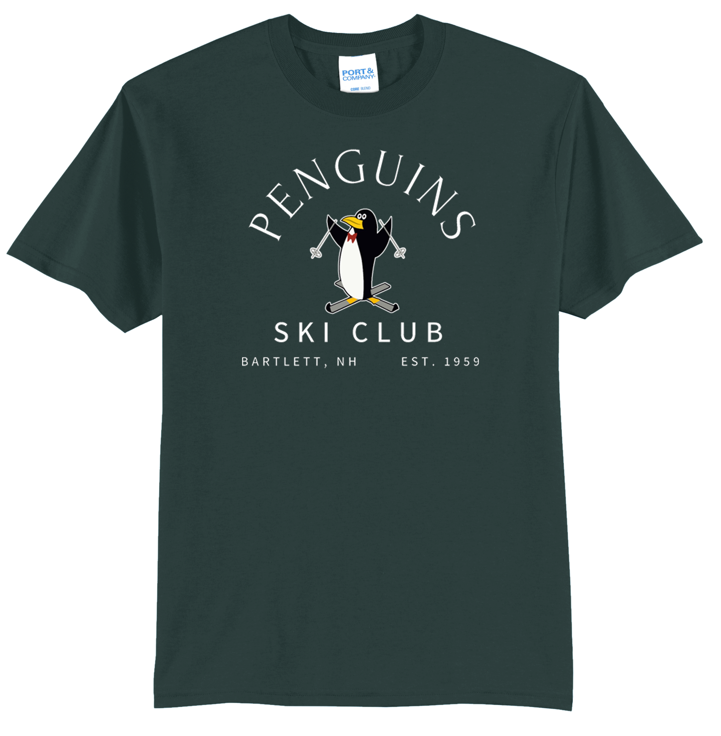 Penguins Ski Club Unisex Short Sleeve T Shirt