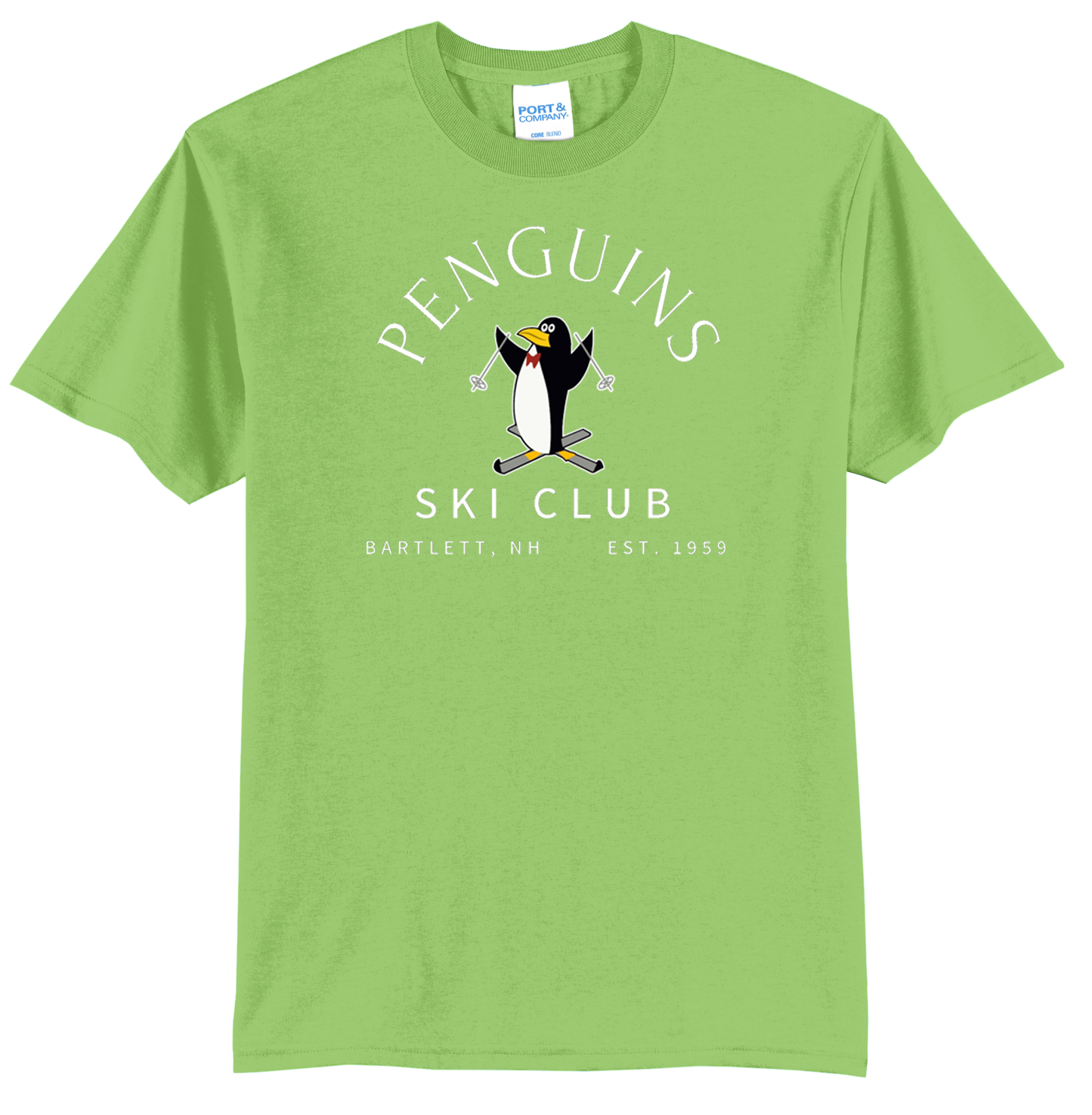 Penguins Ski Club Unisex Short Sleeve T Shirt