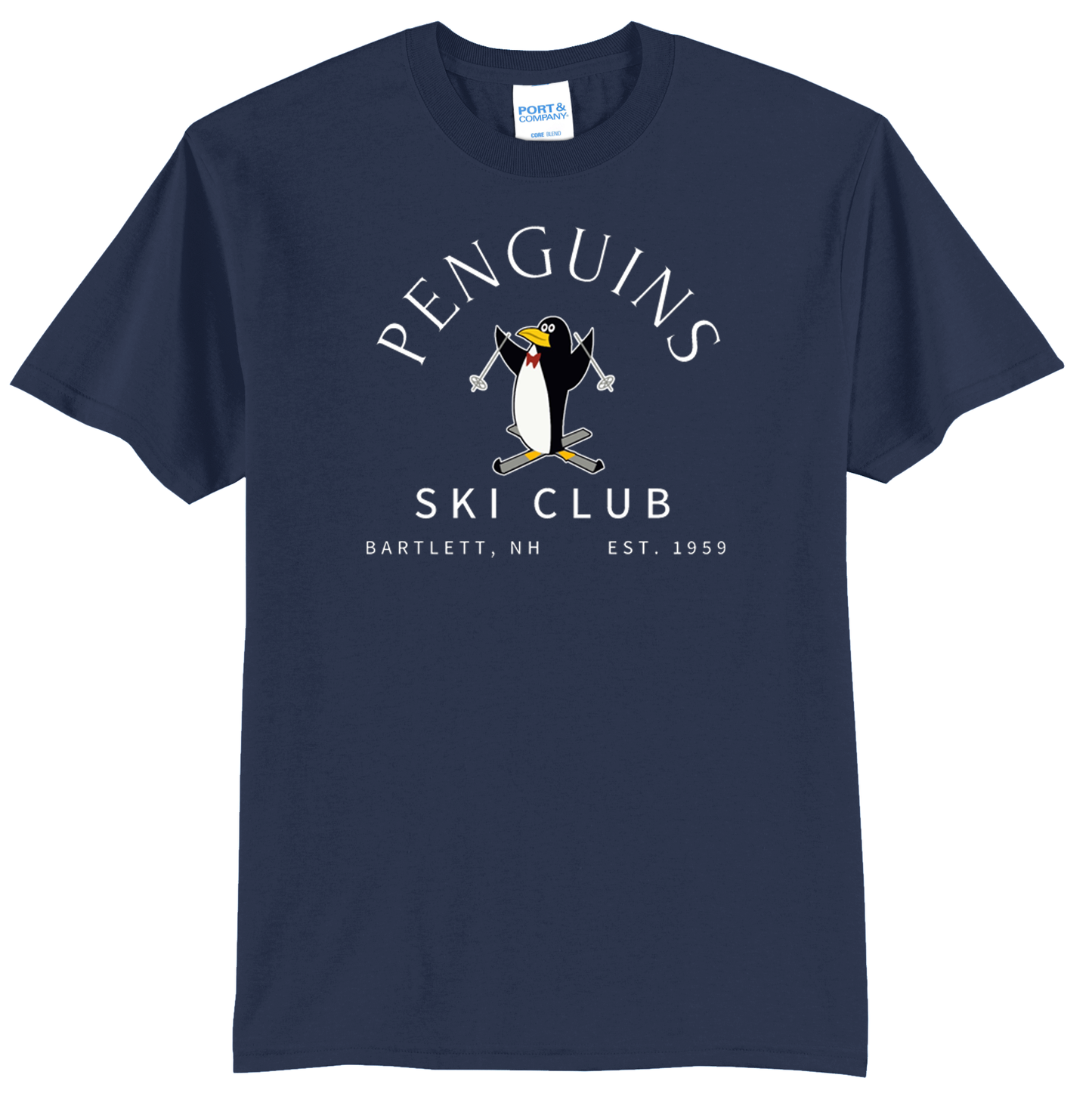 Penguins Ski Club Unisex Short Sleeve T Shirt
