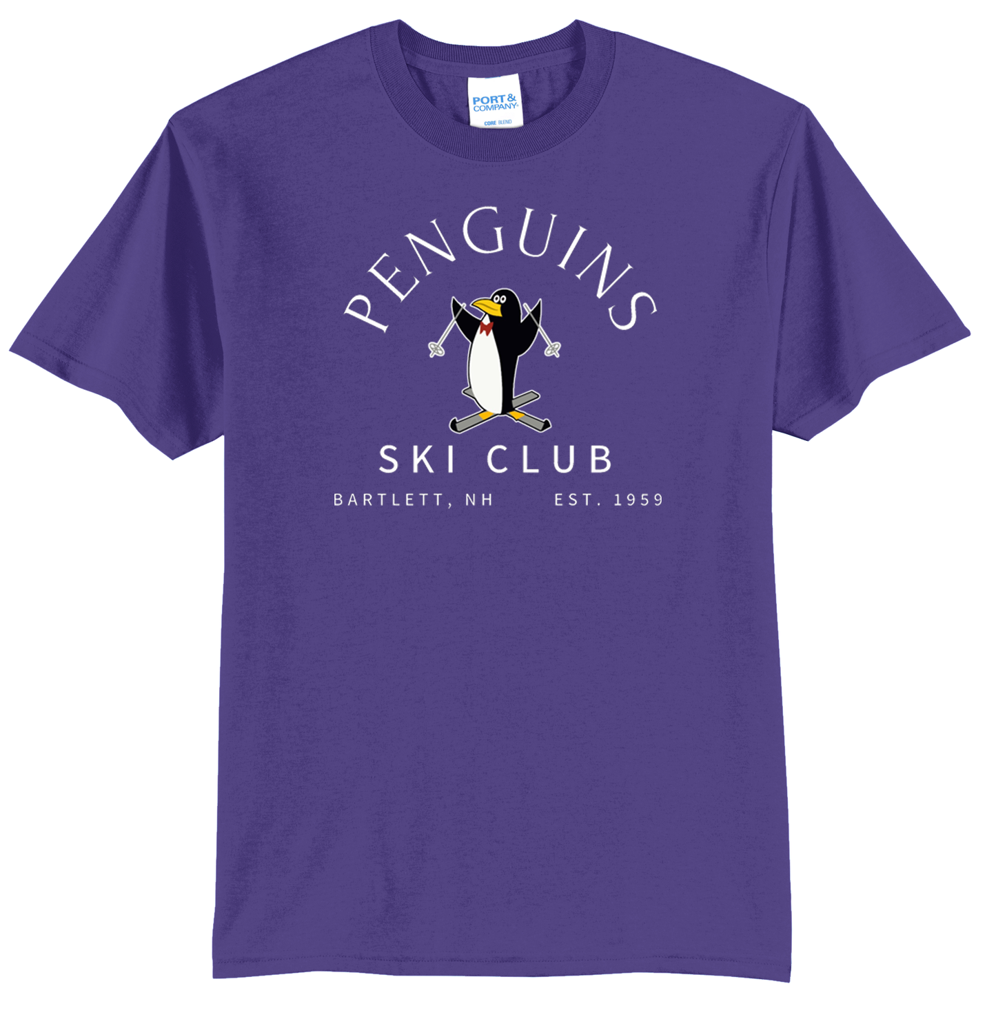 Penguins Ski Club Unisex Short Sleeve T Shirt