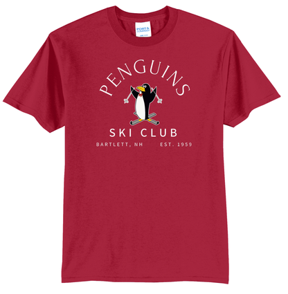 Penguins Ski Club Unisex Short Sleeve T Shirt