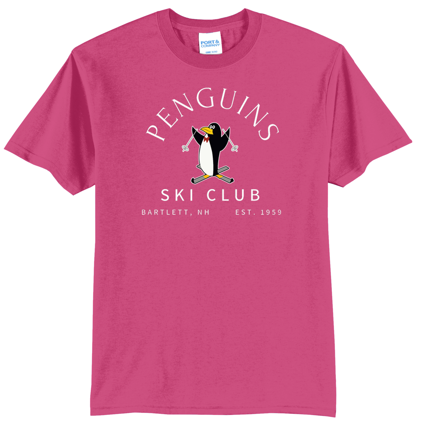 Penguins Ski Club Unisex Short Sleeve T Shirt
