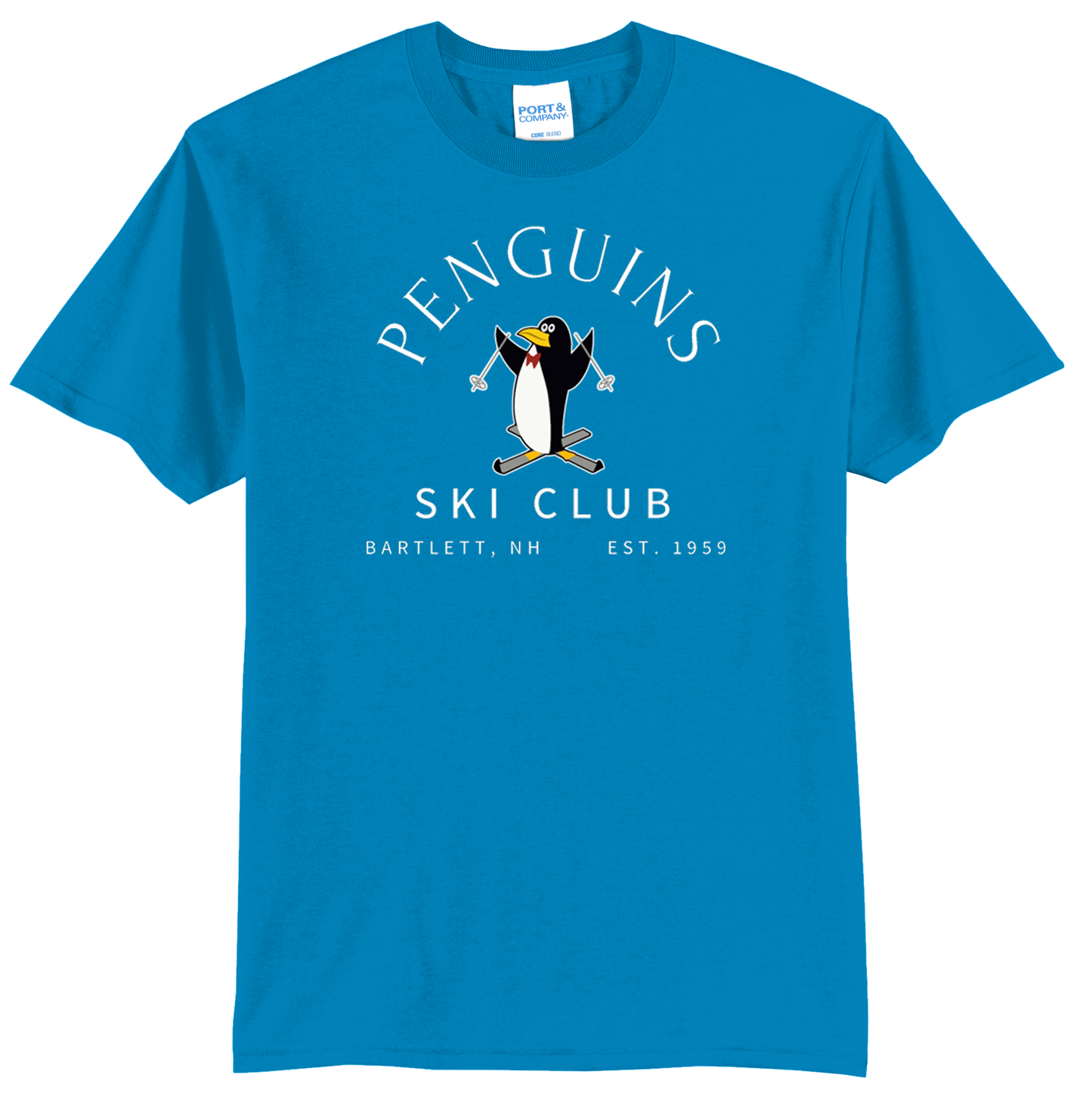 Penguins Ski Club Unisex Short Sleeve T Shirt