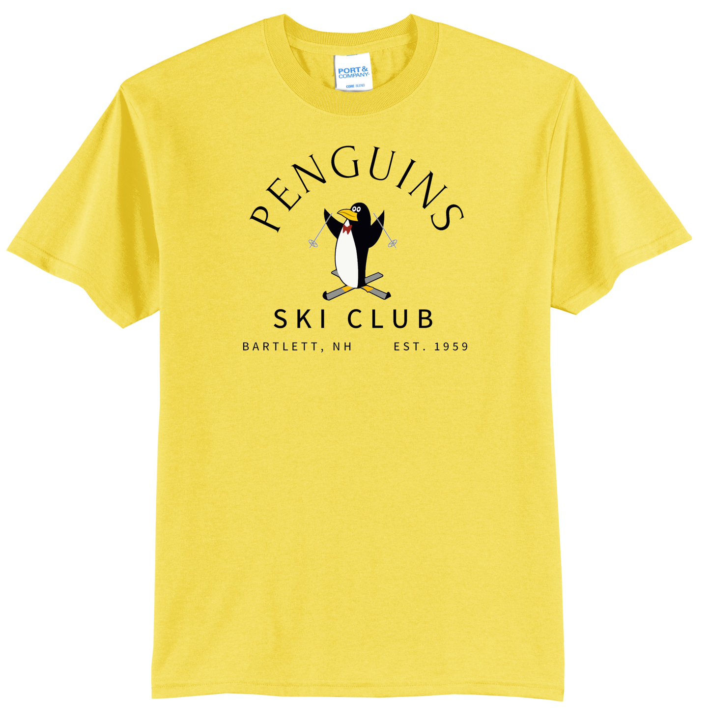 Penguins Ski Club Unisex Short Sleeve T Shirt